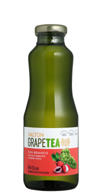 GRAPE TEA SALTON CHÁ BRANCO COM UVA MOSCATO E SABOR LICHIA