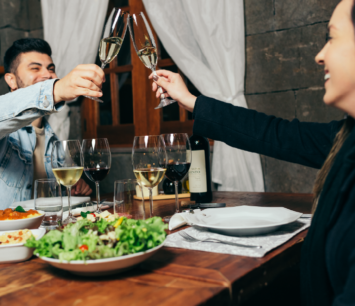 ALMOÇO/JANTAR HARMONIZADO NA VINÍCOLA